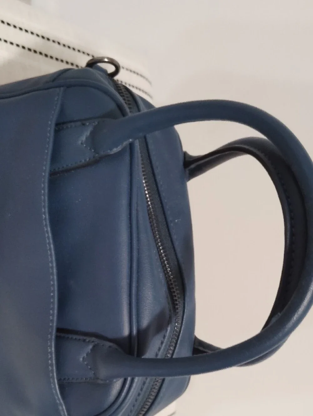 Simply Vera Vera Wang Navy Structured Top-Handle Satchel